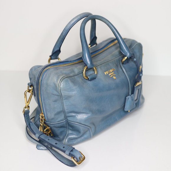 PRADA Vitello Shine Handle Bag - Picture 3 of 9